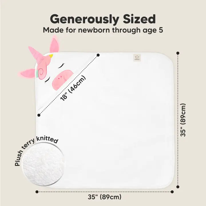 Unicorn Cuddle Baby Hooded Towel