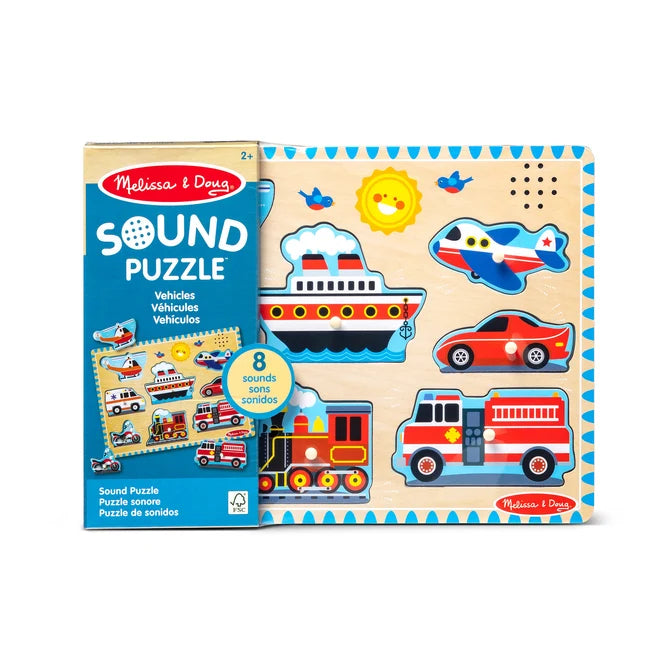Vehicles 8 Piece Sound Puzzle