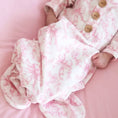 Load image into Gallery viewer, Fancy Frills Newborn Baby Knot Gown & Hat Set
