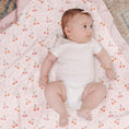 Load image into Gallery viewer, Reversible Baby Blanket Cherry Cute
