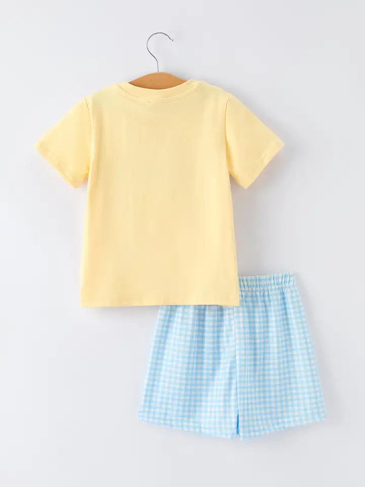 Mama's Bestie Embroidery Boys Set
