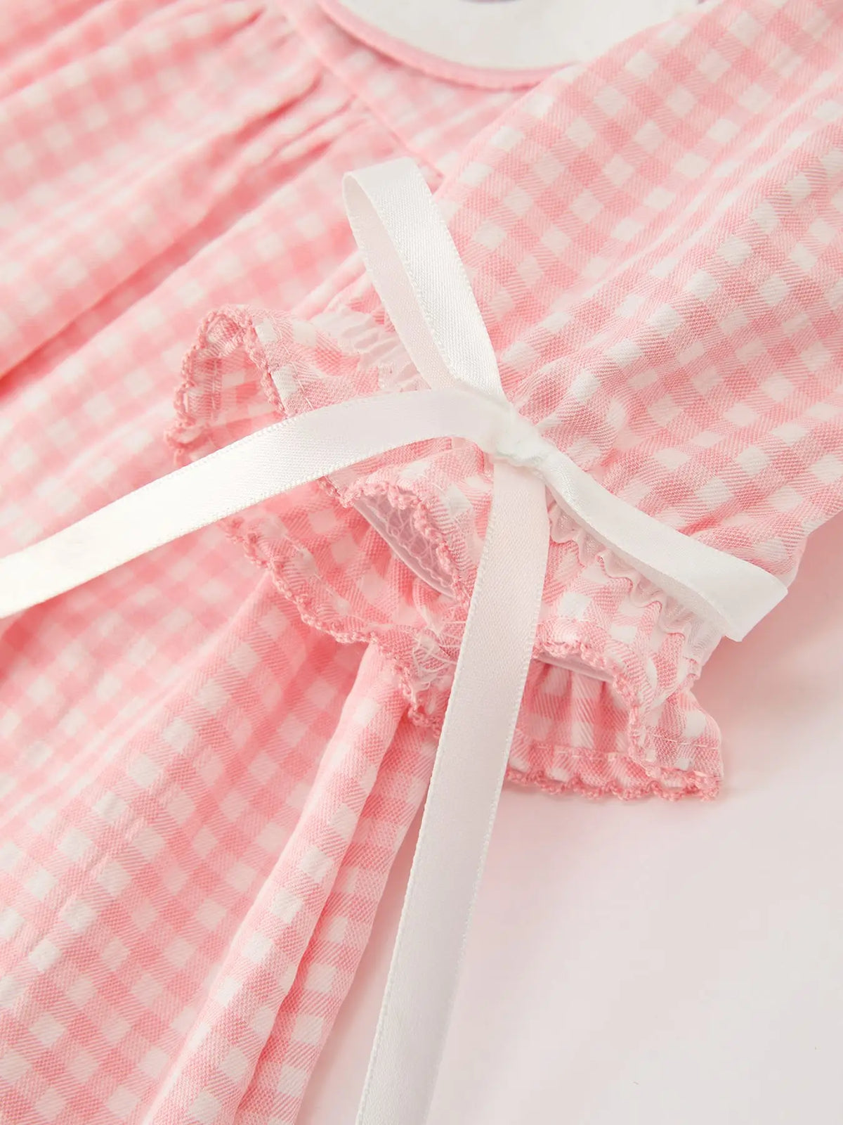 Pink Gingham Duck Dress