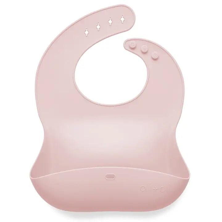 Silicone Baby Bib Roll Up & Stay Closed