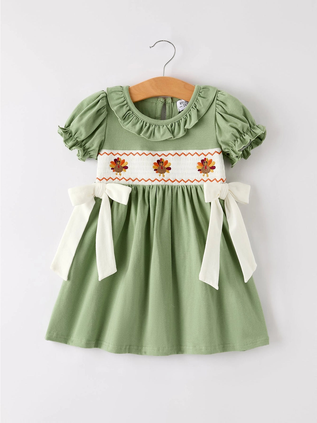 Thanksgiving Turkey Smock Dress