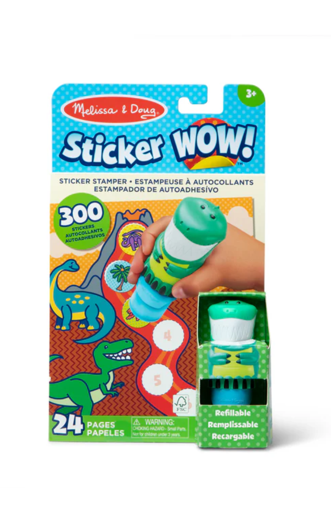 Sticker Wow Activity Pad - Dinosaur By Melissa & Doug