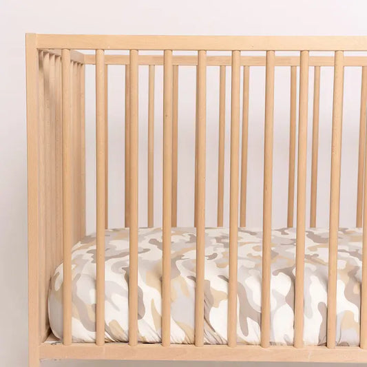 Bamboo Crib Sheet | Camo 2.0
