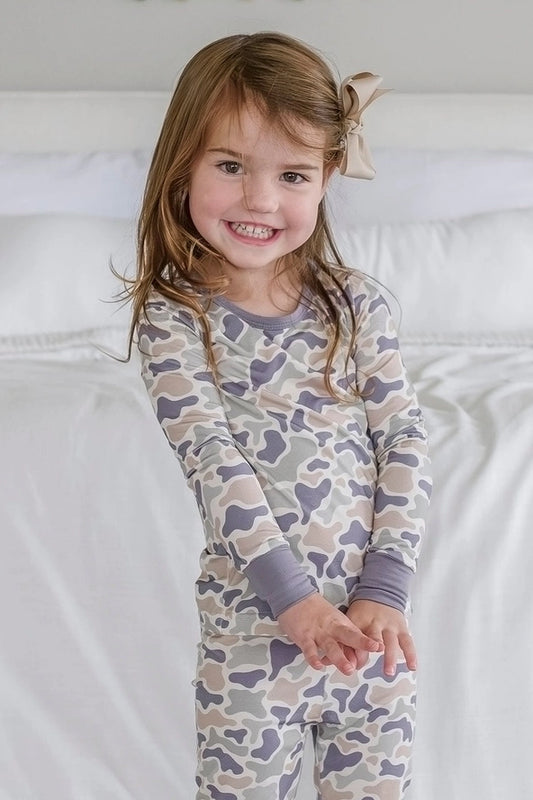 Two Piece Camo Cutie Pajama Set