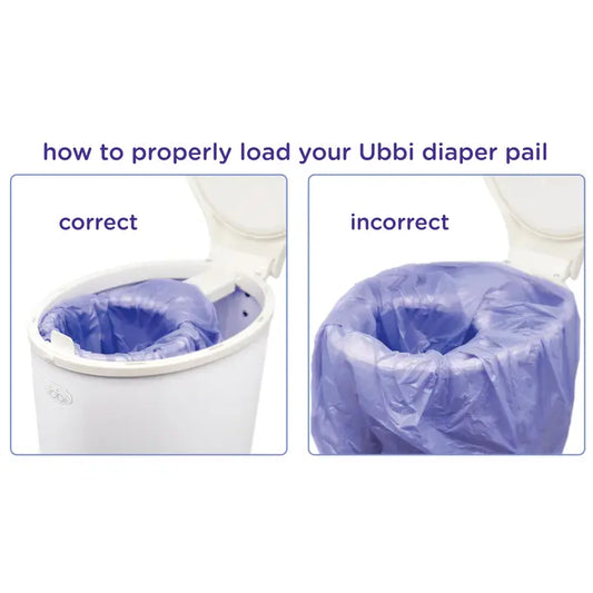 Baby Diaper Pail Plastic Waste Bags, 75 CT