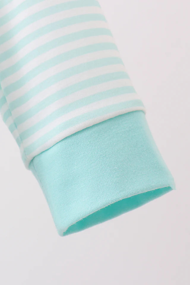 Bear Heart Striped Bubble