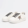 Load image into Gallery viewer, Girls' Sparkle Star Sneaker - Rainbow Glitter
