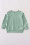 Load image into Gallery viewer, Sage Pumpkin French Knot Top
