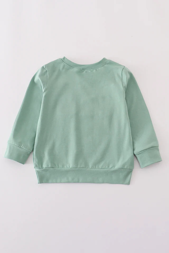 Sage Pumpkin French Knot Top