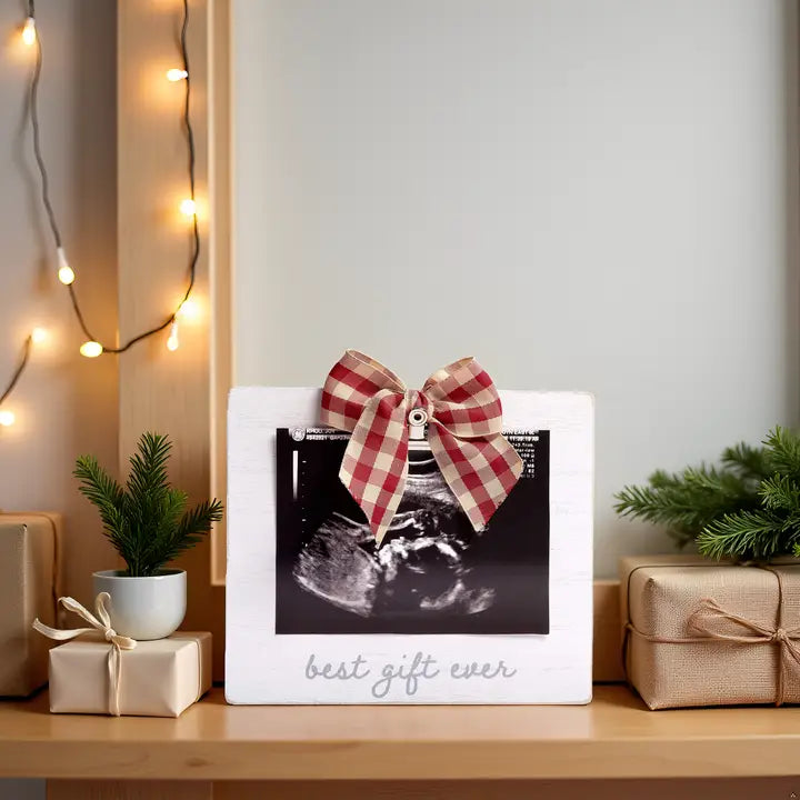 Best Gift Ever Sonogram Holiday Frame