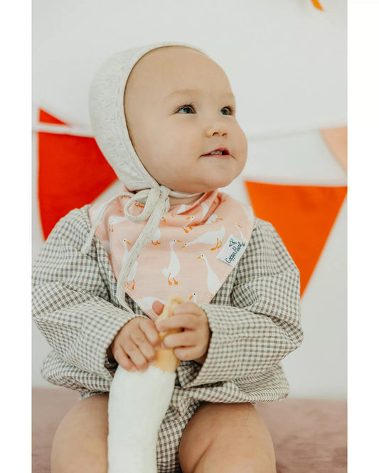 Copper Pearl Goosie 4 Pack Bandana Bibs