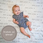Child Of God Baby Muslin Swaddle Blanket