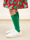 Load image into Gallery viewer, 3-Pack Lace Ruffle Bow Knee High Socks
