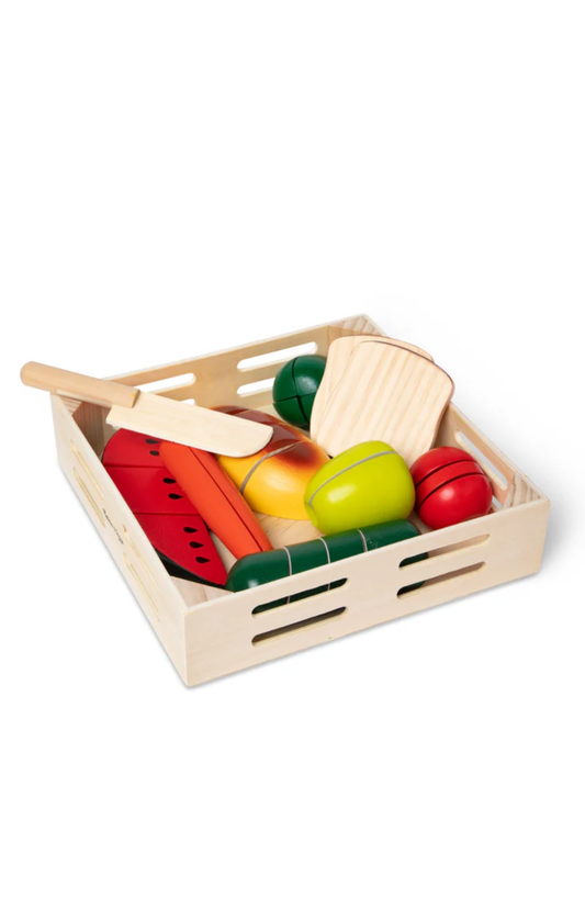Cutting Food - Wooden Play Food By Melissa & Doug