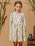 Load image into Gallery viewer, Long Sleeve Twirl Dress- Mallard Marsh
