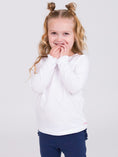 Load image into Gallery viewer, White Knit Long Sleeve Ruffle Top
