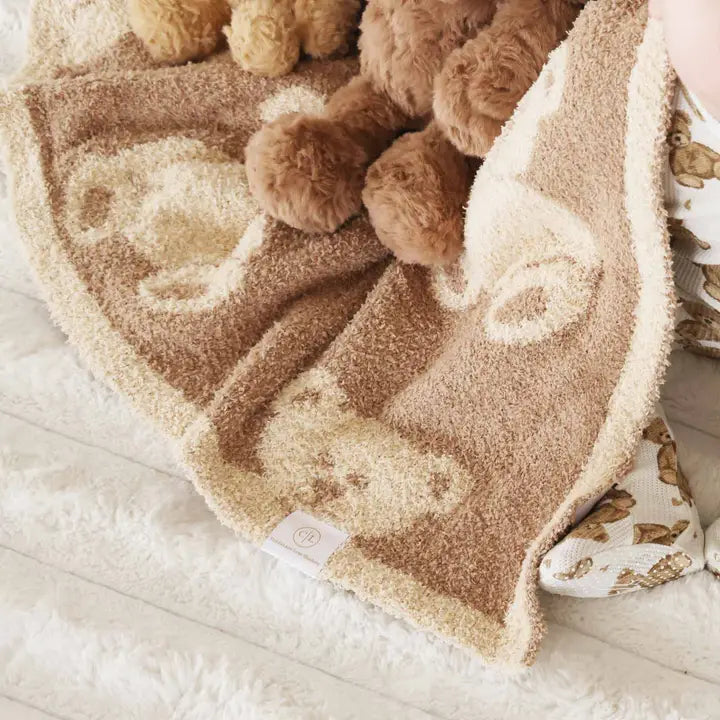 CuddleLane Teddy Bear Luxe Blanket
