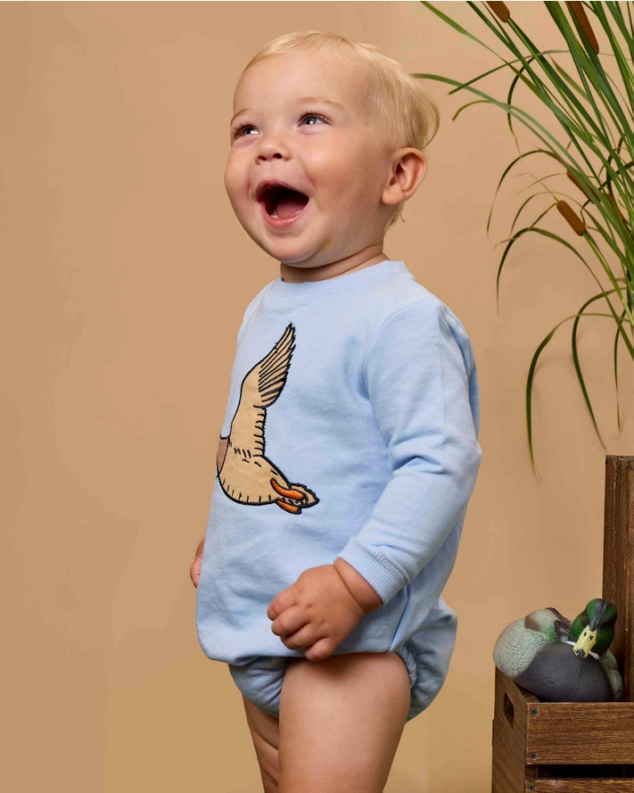 Mallard Skies Applique Sweatshirt Bubble