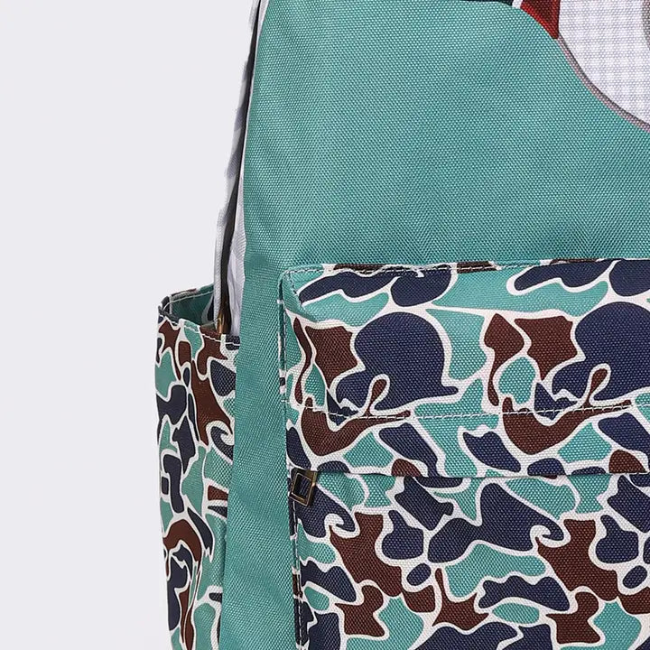 Boys Camouflage Duck Hunting Canvas Backpack