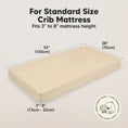 Load image into Gallery viewer, 2-Pack Ecru Isla Fitted Crib Sheet
