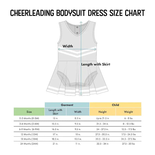 Arkansas Razorback Cheer Bodysuit