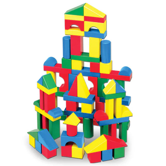100-Piece Wood Blocks Set By Melissa & Doug