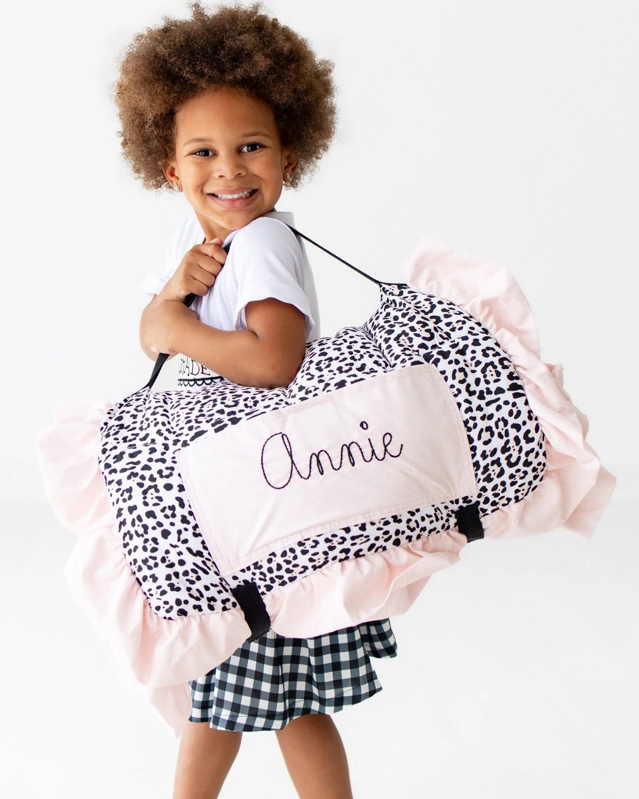 Ruffle Leopard Nat Mat