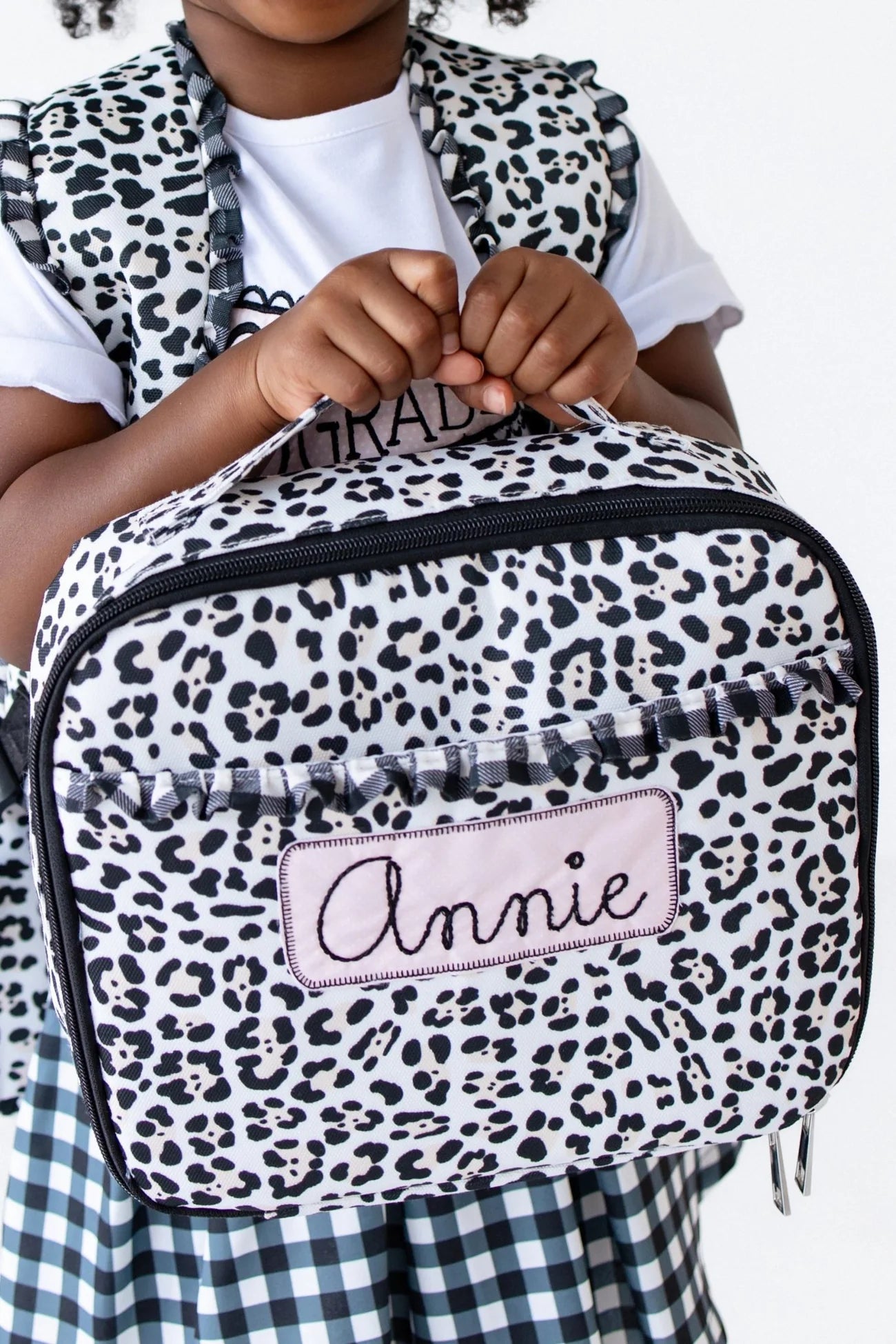 Ruffle Leopard Lunch Box