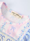Load image into Gallery viewer, Daddy's Girl Smocked Plaid Bow Romper
