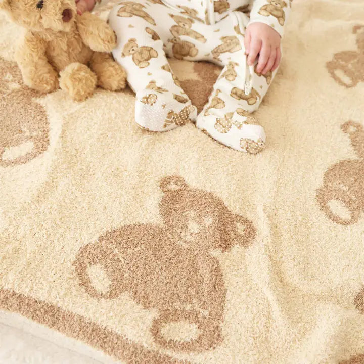CuddleLane Teddy Bear Luxe Blanket