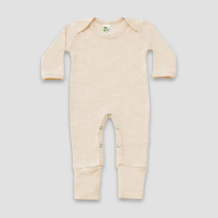 Baby Blank Jumpsuit Mittens & Footies