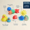 Load image into Gallery viewer, Itzy Splash Gift Set Soft Bath + Water Toys
