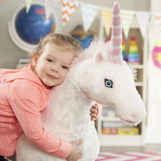 Unicorn Lifelike Plush Stuffed Animal by Melissa & Doug
