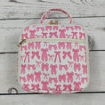Load image into Gallery viewer, Bow Printed Canvas Lunch Box
