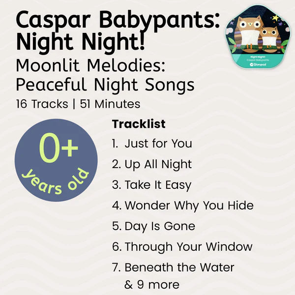 Storypod Token - Caspar Babypants Night night