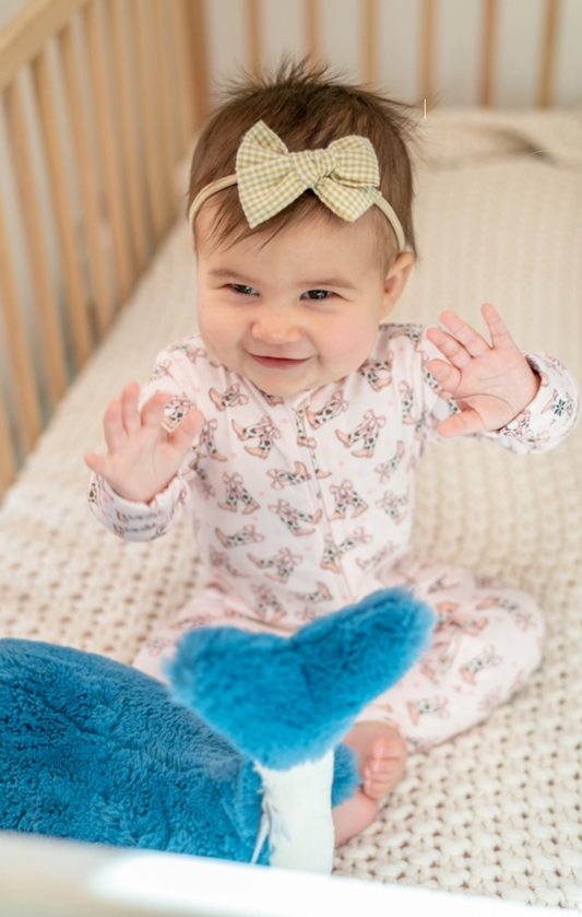 Convertible Youth Romper - Cowhide Boots