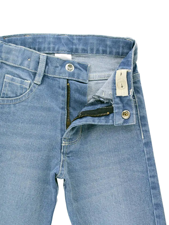 Boys Light Wash Denim Jeans