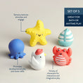 Load image into Gallery viewer, Nautical Itzy Bitzy Puppets
