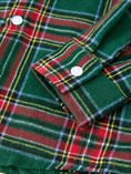 Load image into Gallery viewer, Christmas Plaid Long Sleeve Button Down
