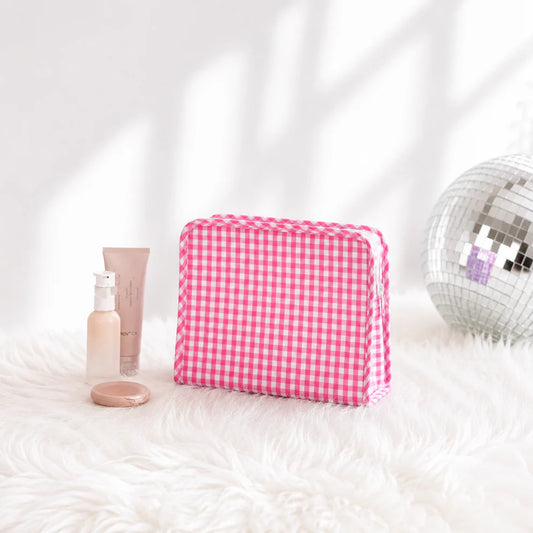Nylon Gingham Bag
