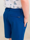 Load image into Gallery viewer, Navy Hybrid Shorts
