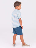 Load image into Gallery viewer, Indigo Stretch Chino Shorts
