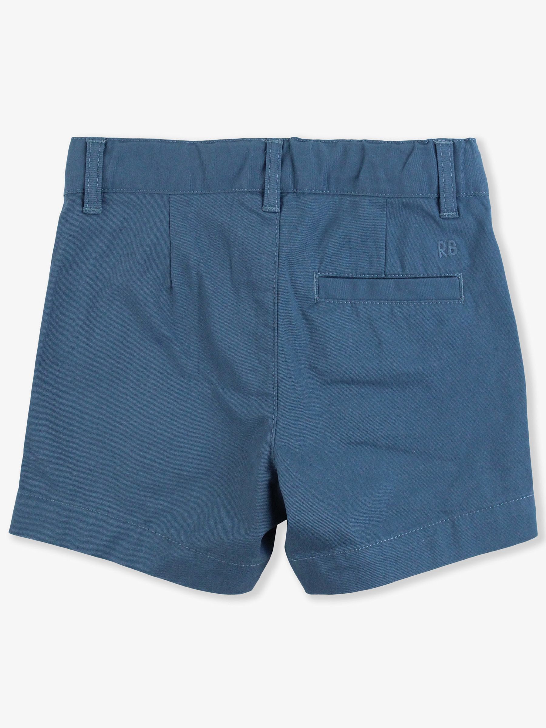 Indigo Stretch Chino Shorts