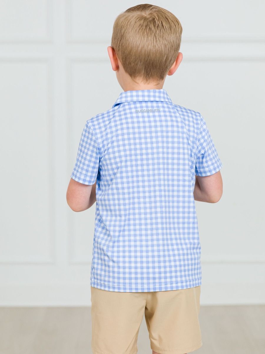 Classic Periwinkle Blue Performance Polo