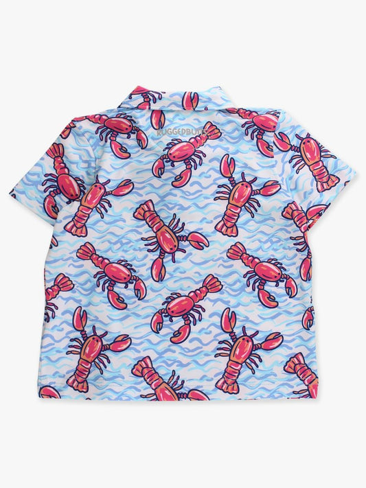 Blue Lobster Lagoon Performance Polo