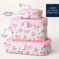 Load image into Gallery viewer, Ribbons + Roses Pack Like A Boss Packing Cubes

