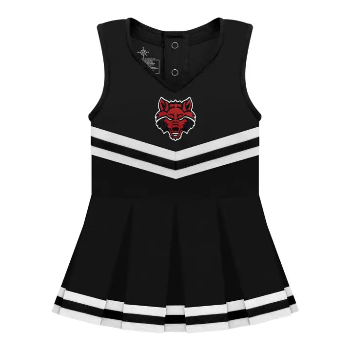 Arkansas State Red Wolves Cheer Dress Bodysuit